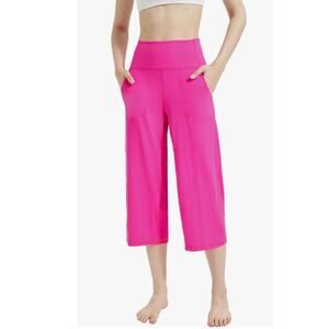 New ROSEMMETTI Womens Yoga Capris Pants Bootleg Tummy Control Flare Crop Workout